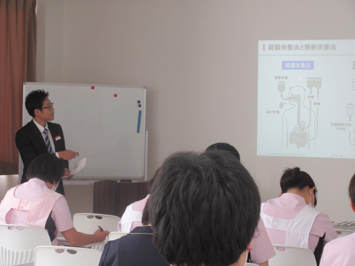 安全な高栄養流動食ケア研修