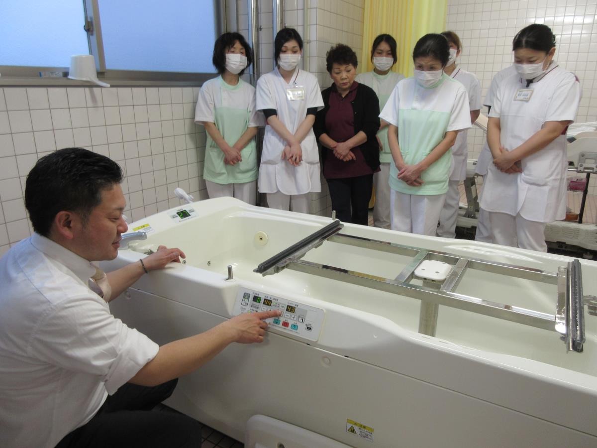 機械浴取り扱い説明会