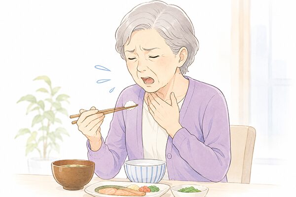 嚥下内視鏡検査_食事中にむせる